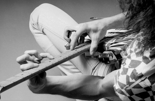 Ed Van Halen Hands on Guitar 1980 38