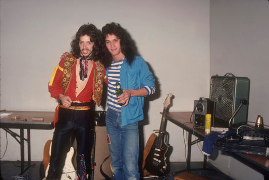 Eddie Van Halen w/ Randy Hansen 1980 51