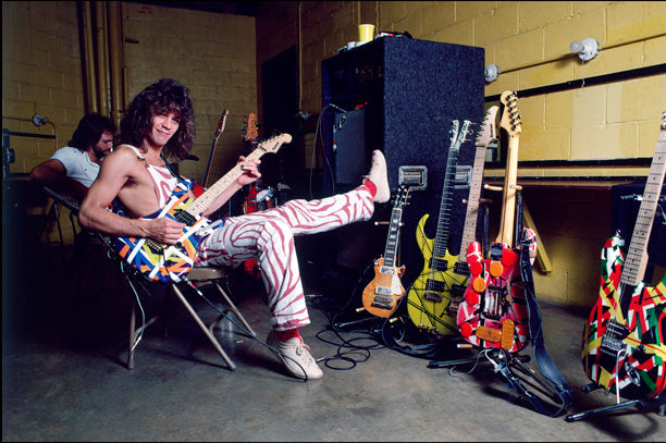 Ed Van Halen Backstage 1982 45