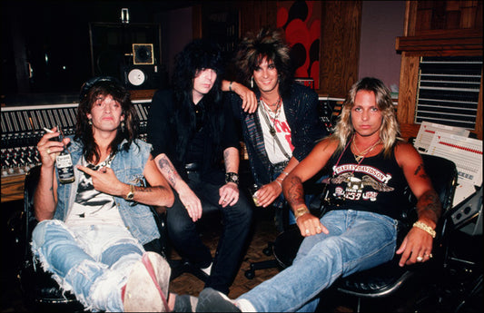 Motley Crue Recording Studio 1987 21