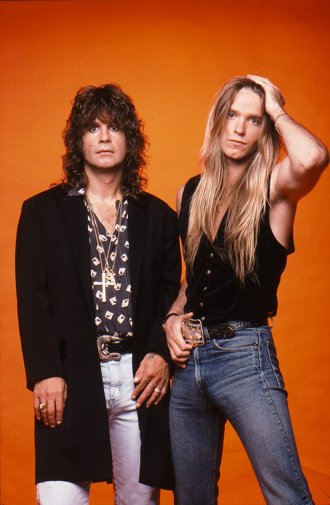 Ozzy Osbourne & Zakk Wylde Studio 1990 09